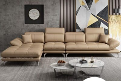 Ghế sofa bọc da Lino